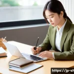 쇼핑매니저 시험 준비 일정표 - **Prompt 1: Aspiring Shopping Manager's Dedicated Study**
    "A determined Japanese woman in her la...